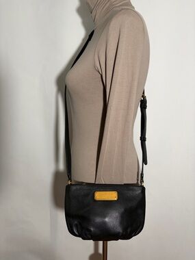 Marc Jacobs by Marc Jacobs Mini Crossbody  Black Leather Small Gold Hardware